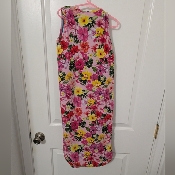 Posh Peanut Pink Tropical Floral Print 1.0 Tog Sleep Sack - Picture 6 of 6